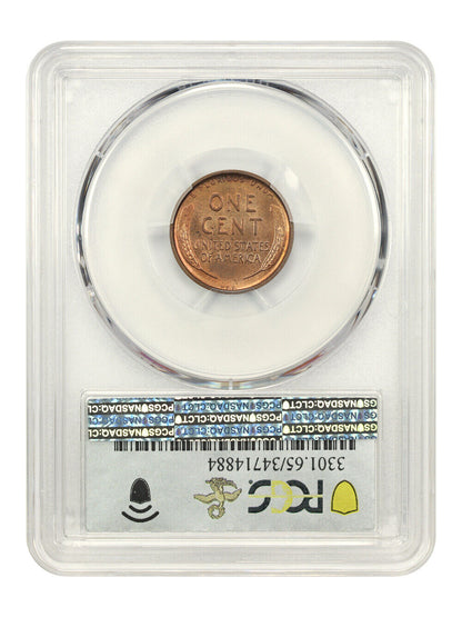 1909 VDB 1c PCGS Proof 65 RB ex: D.L. Hansen