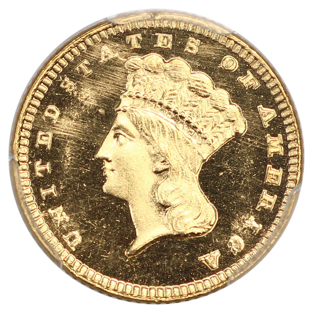 1887 G$1 PCGS PR64DCAM - Gold Dollar