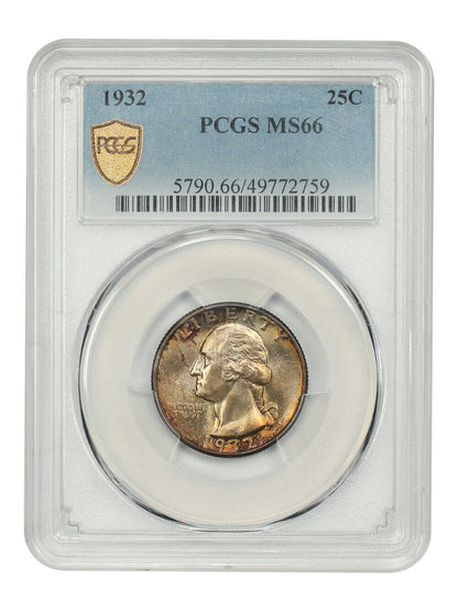 1932 25C PCGS MS66 - Washington Quarter