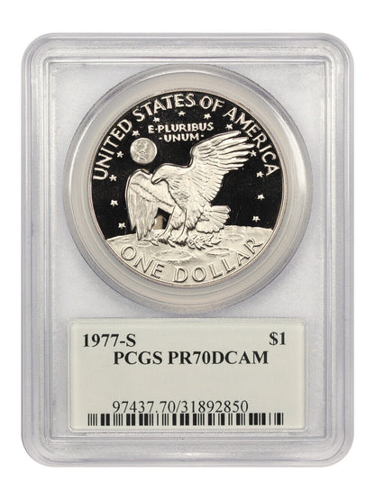 1977-S $1 PCGS Proof 70 DCAM (Clad)