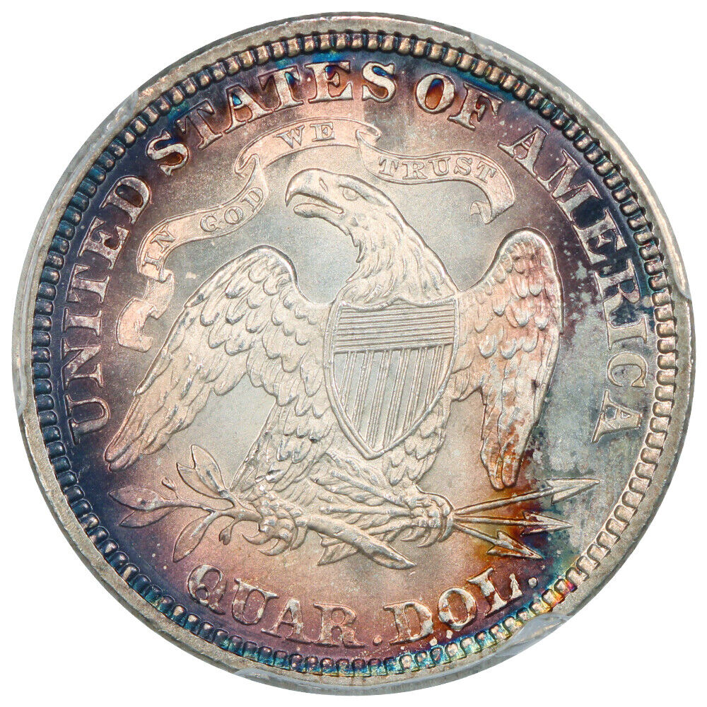 1871 25C PCGS MS66 ex: D.L. Hansen