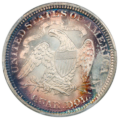 1871 25C PCGS MS66 ex: D.L. Hansen