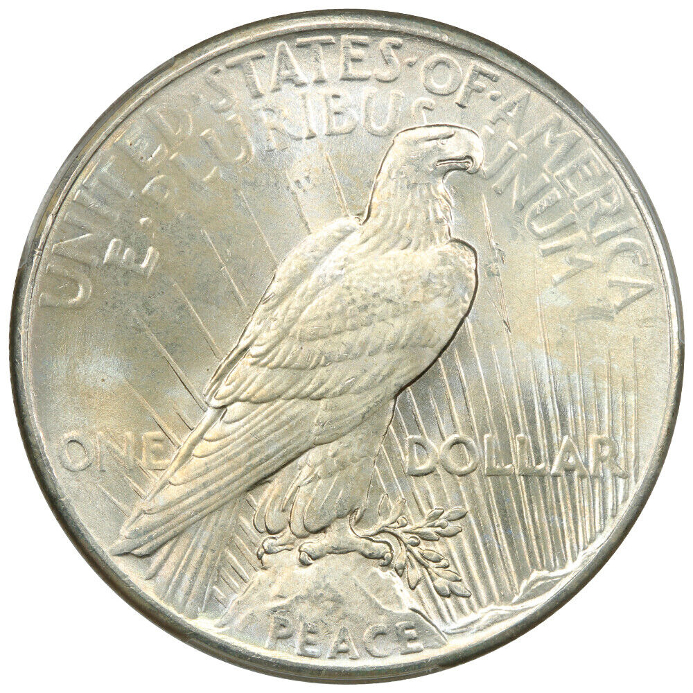 1925 $1 PCGS/CAC MS67+ ex: D.L. Hansen - Peace Dollar