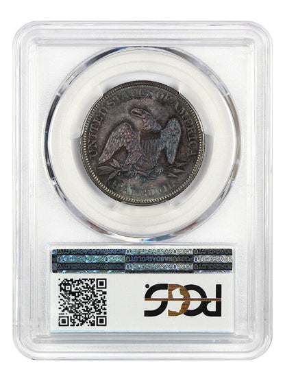 1860-O 50c PCGS MS65 ex: D.L. Hansen