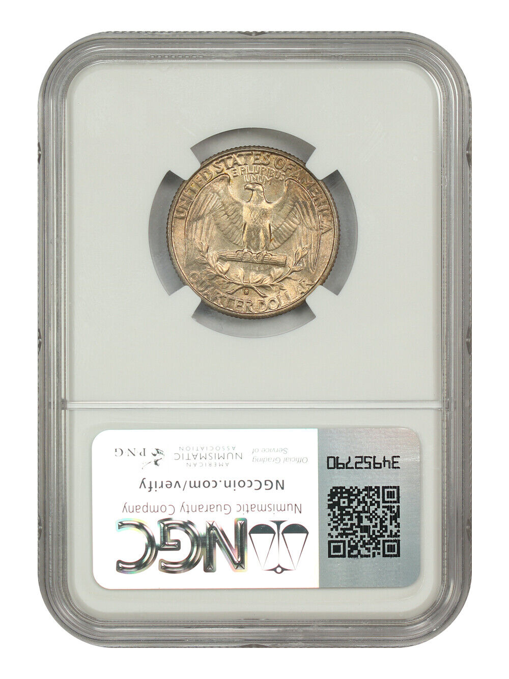 1932-S 25C NGC MS64+ - Washington Quarter - Key Date