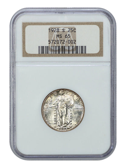 1928-S 25C NGC MS65 - Standing Liberty Quarter