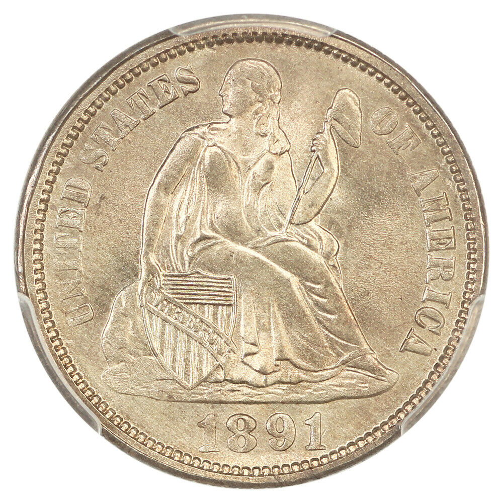 1891-O 10C PCGS MS67 - Liberty Seated Dime