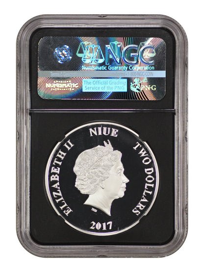 Niue: 2017 Star Wars Chewbacca $2 NGC Proof 69 UCAM (One of First 1500 Struck)