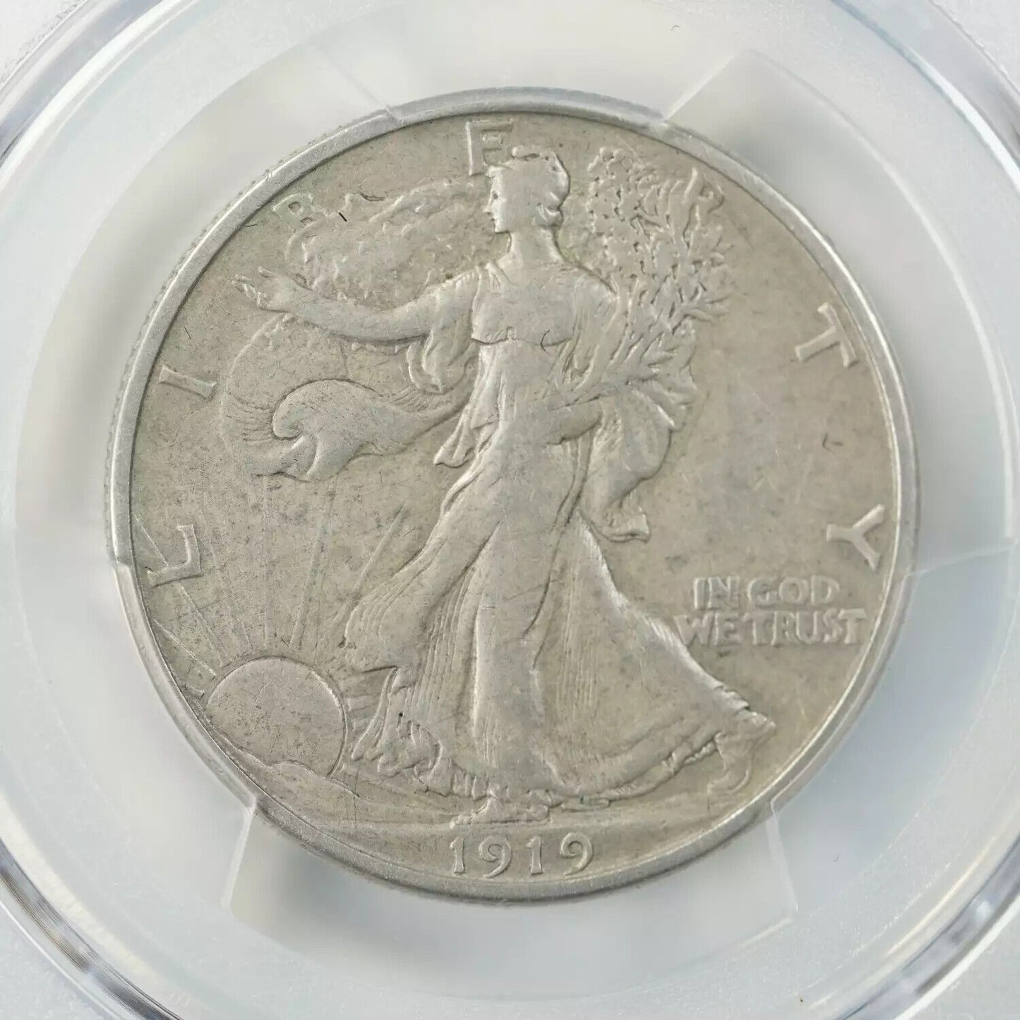 1919 S WALKING LIBERTY HALF DOLLAR 50C PCGS GENUINE XF EXTRA FINE DETAIL (158)