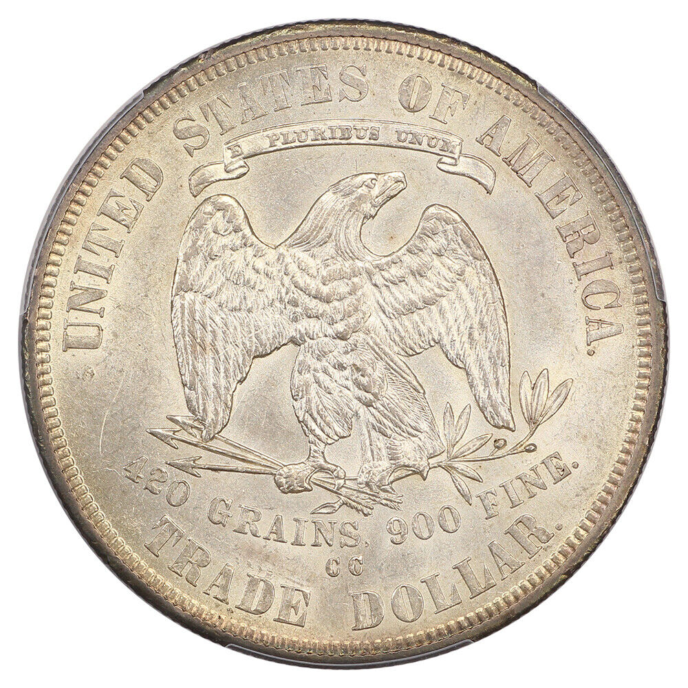 1877-CC Trade $1 PCGS MS63 ex: D.L. Hansen