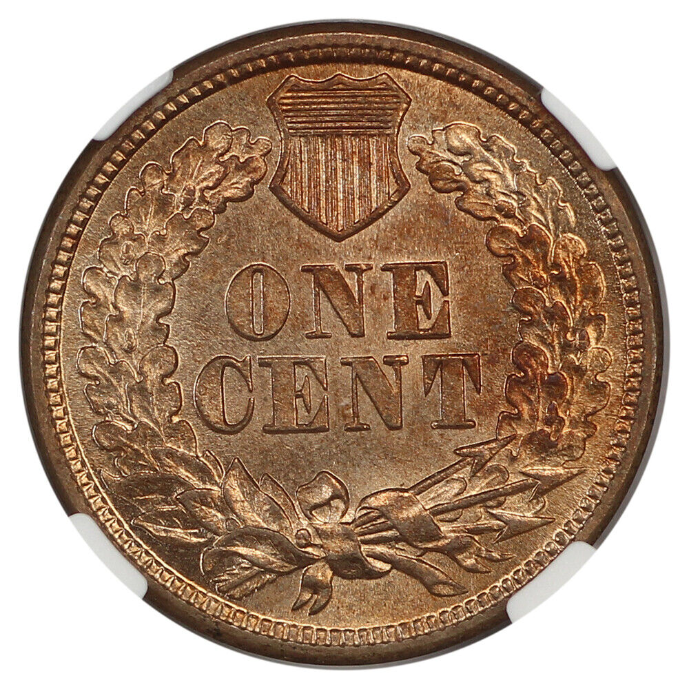 1861 1C NGC MS64 - Indian Cent - Scarce Copper-Nickel Indian Cent