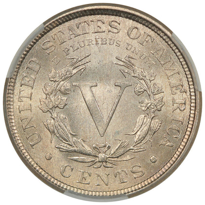 1892 5C CACG MS66+ ex: D.L. Hansen - Liberty Nickel