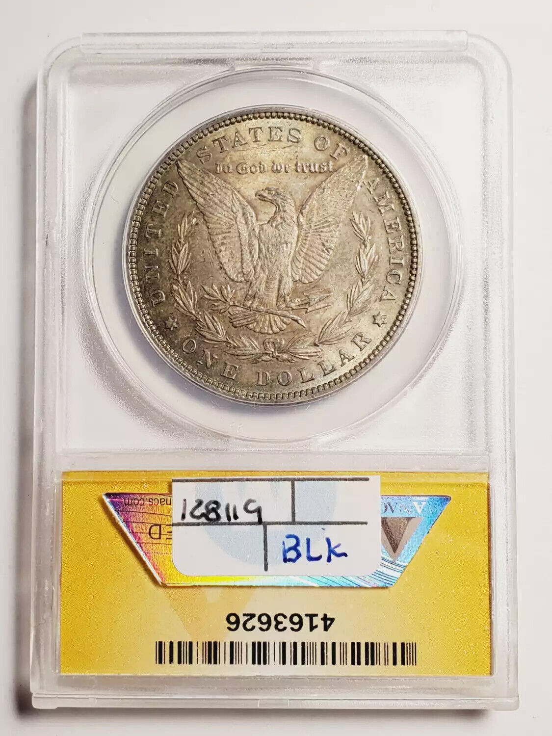 1882 P Morgan Dollar ANACS AU-55 VAM-15A