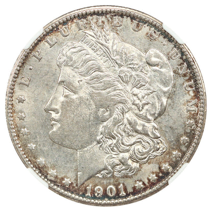 1901-S $1 NGC AU55 - Morgan Dollar - Better Date S-Mint