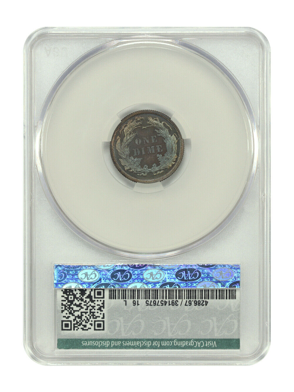 1881 10C CACG PR67 ex: D.L. Hansen - Liberty Seated Dime