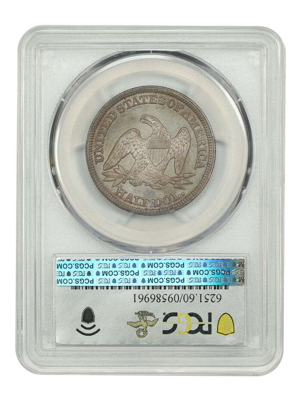 1846 50C PCGS MS60 ex: D.L. Hansen - Liberty Seated Half Dollar - Popular Date