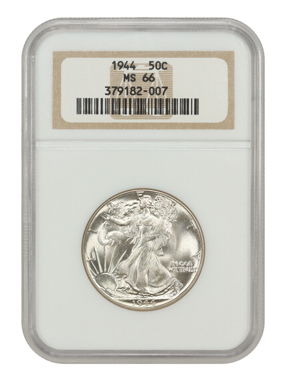 1944 50C NGC MS66 - Walking Liberty Half Dollar