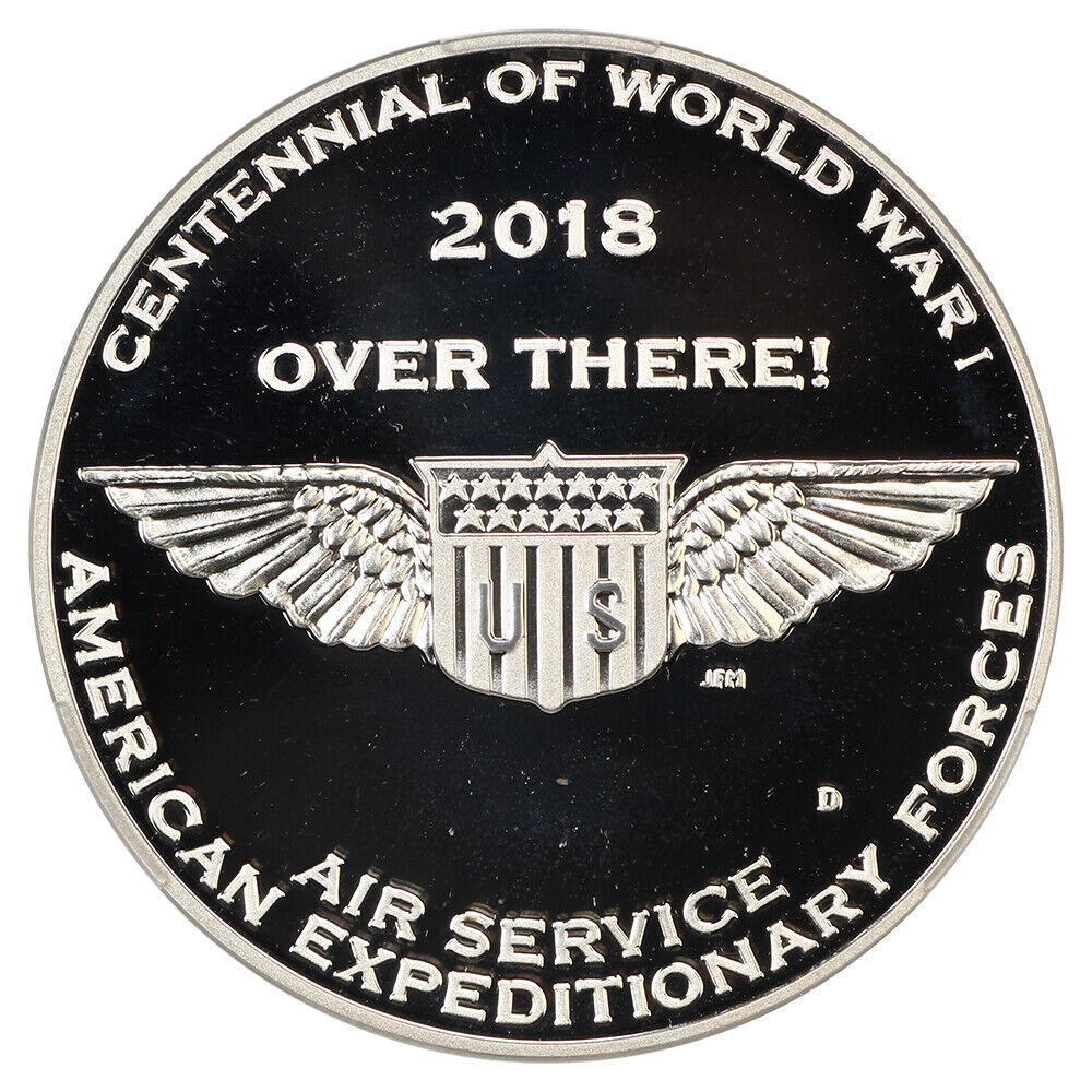 2018-D Medal WWI Centennial CACG PR69DCAM (Air Service) - U.S. Mint Medals