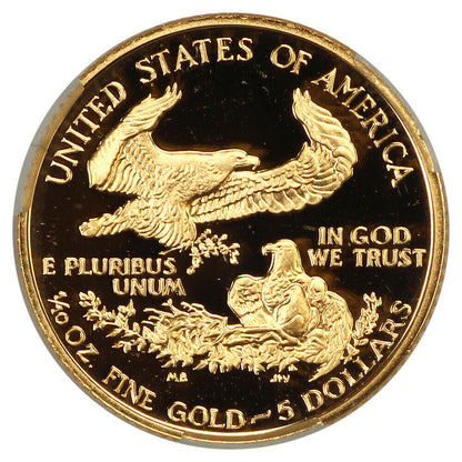 1990-P $5 Gold Eagle CACG PR69DCAM - $5 Gold Eagles