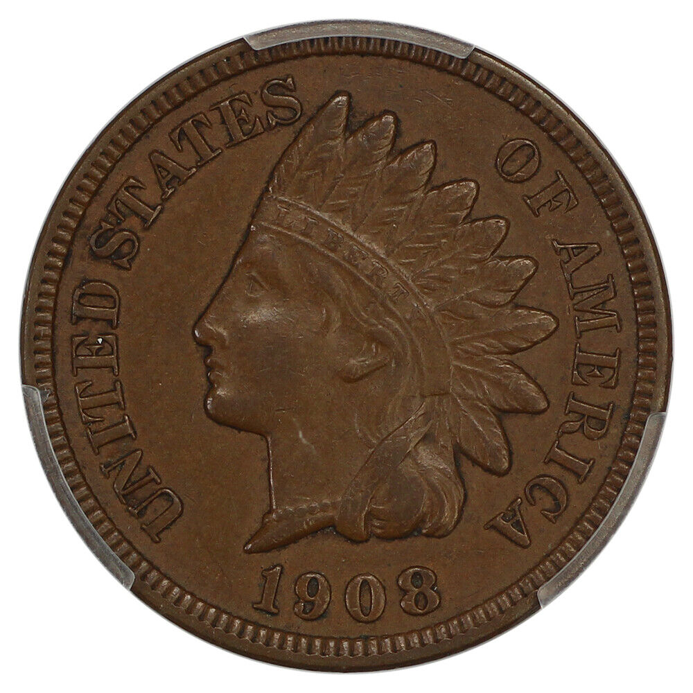 1908-S 1C PCGS AU50 - Indian Cent - Key S-Mint