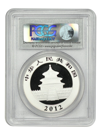 China: 2012 10Yn Silver Panda PCGS MS69 (First Strike) - Other