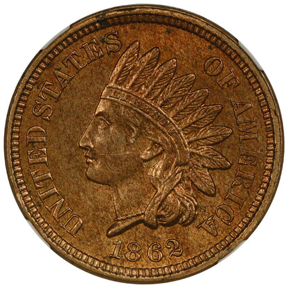 1862 1C NGC MS62