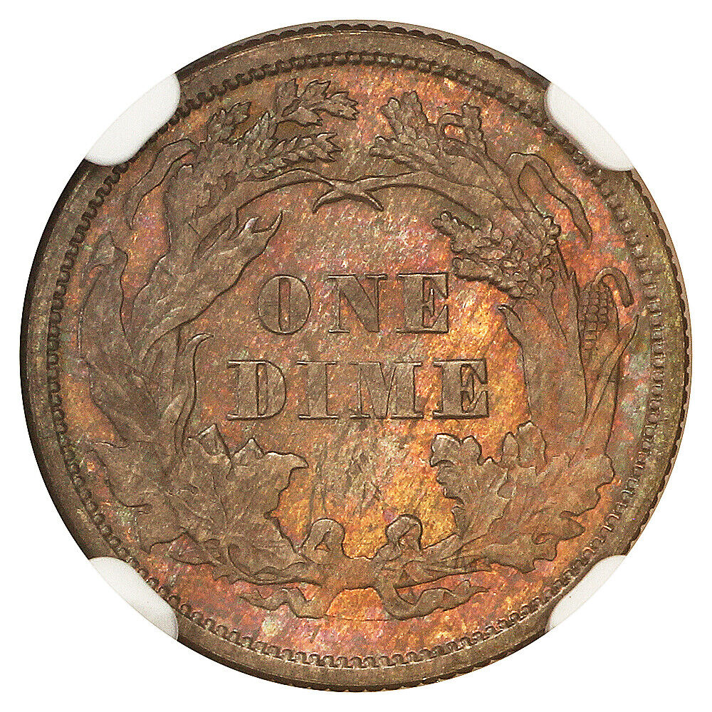 1870 10C NGC PR64 - Liberty Seated Dime