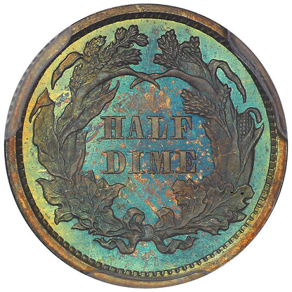 1872 H10C PCGS/CAC PR67 ex: D.L. Hansen