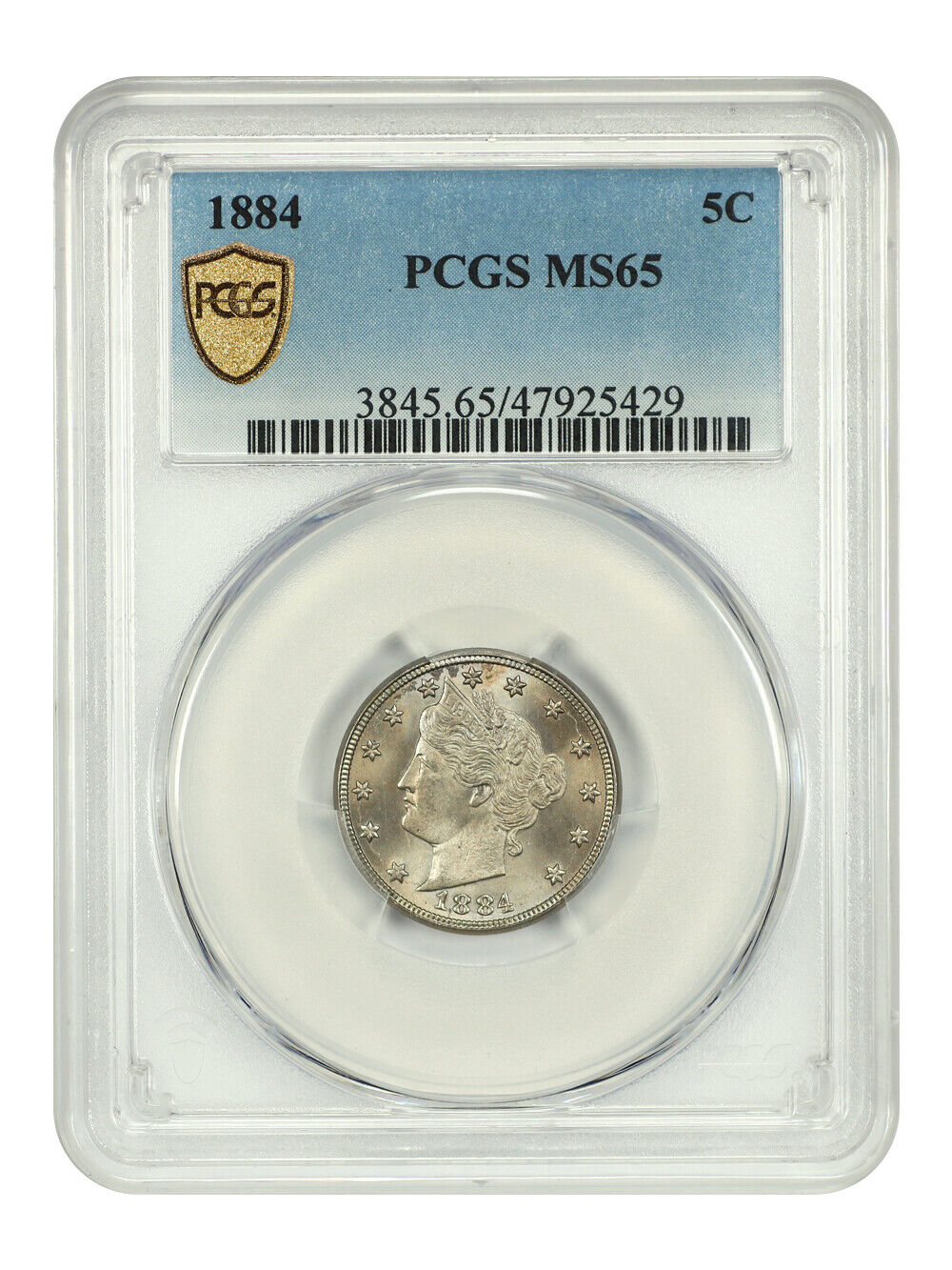 1884 5C PCGS MS65 - Liberty Nickel