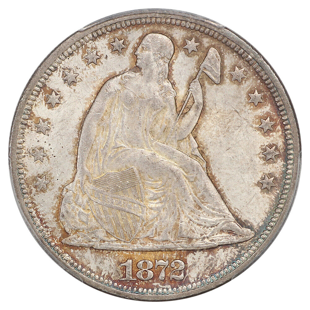 1872 $1 PCGS MS64 ex: D.L. Hansen