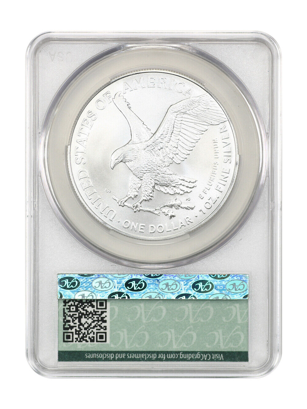 2024 $1 Silver Eagle CACG MS70 First Delivery (Monster Box Label)