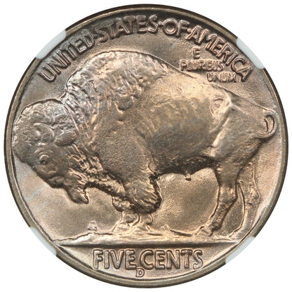 1938-D 5C Buffalo NGC/CAC MS67+ - Buffalo Nickel