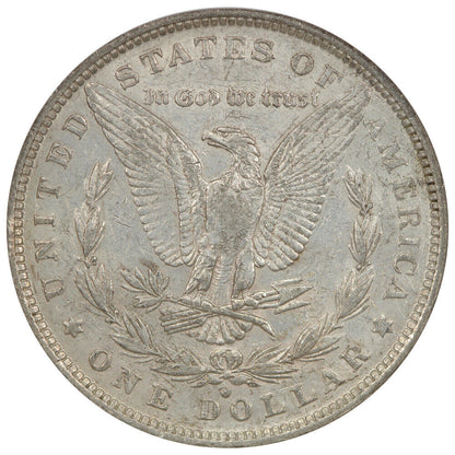 1882-O/S $1 NGC AU50 (VAM-3) - Morgan Dollar