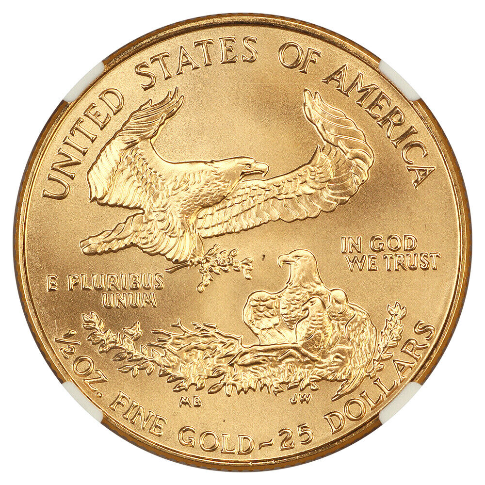 1999 $25 Gold Eagle NGC MS70 - $25 Gold Eagles