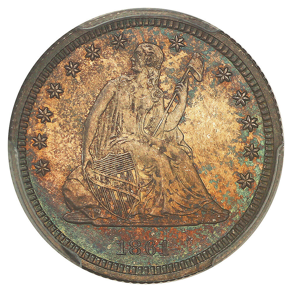 1861 25C PCGS PR66 ex: D.L. Hansen