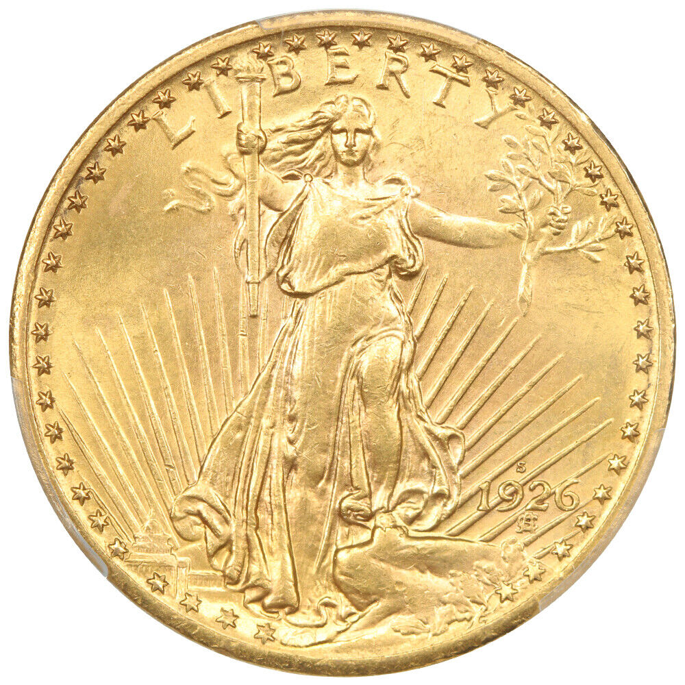 1926-S $20 PCGS MS63 - St. Gaudens $20