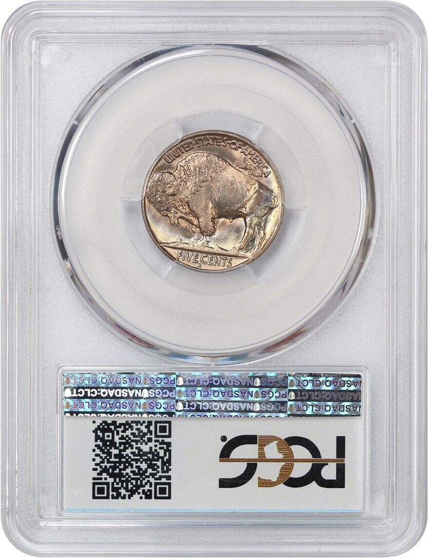 1938-D Buffalo 5c PCGS MS68 ex: D.L. Hansen