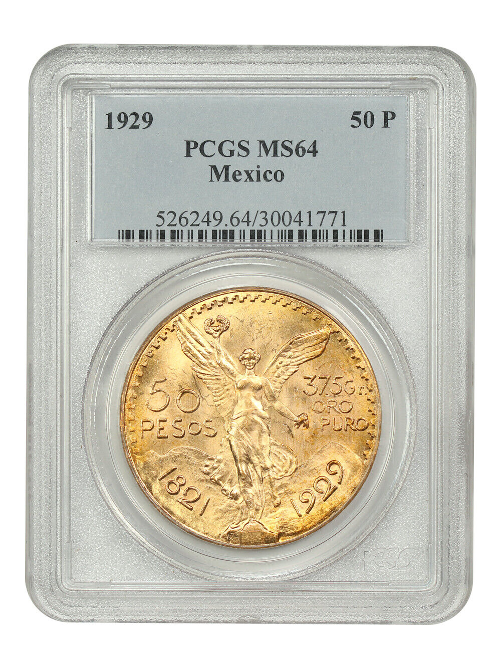 Mexico: 1929 Gold 50 Peso PCGS MS64 (KM-481) - Other