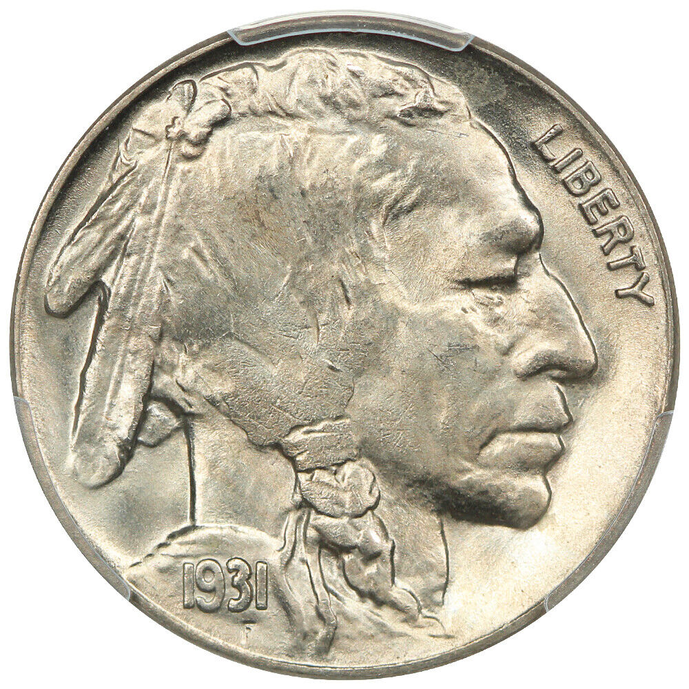 1931-S 5C CACG MS66 - Buffalo Nickel