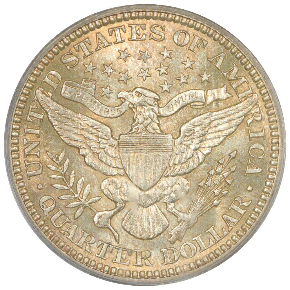 1915 25C PCGS MS65 - Barber Quarter