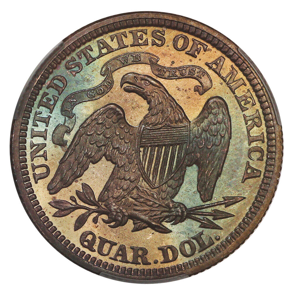 1872 25C CACG PR67CAM ex: D.L. Hansen - Liberty Seated Quarter