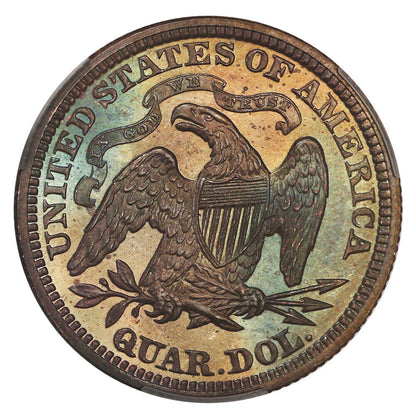 1872 25C CACG PR67CAM ex: D.L. Hansen - Liberty Seated Quarter