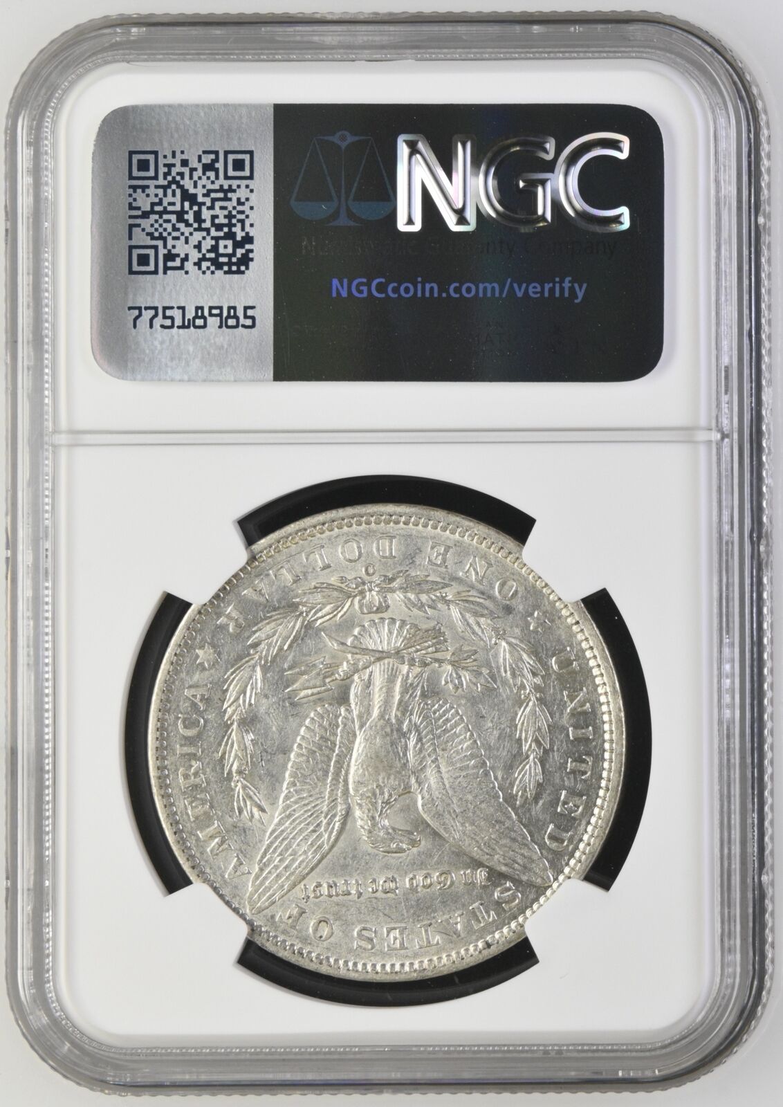 1889 O Morgan Silver Dollar NGC AU-50