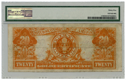 FR. 1186 1906 Gold Certificate $20 PMG Choice VF 35 - Other - Popular Large Size