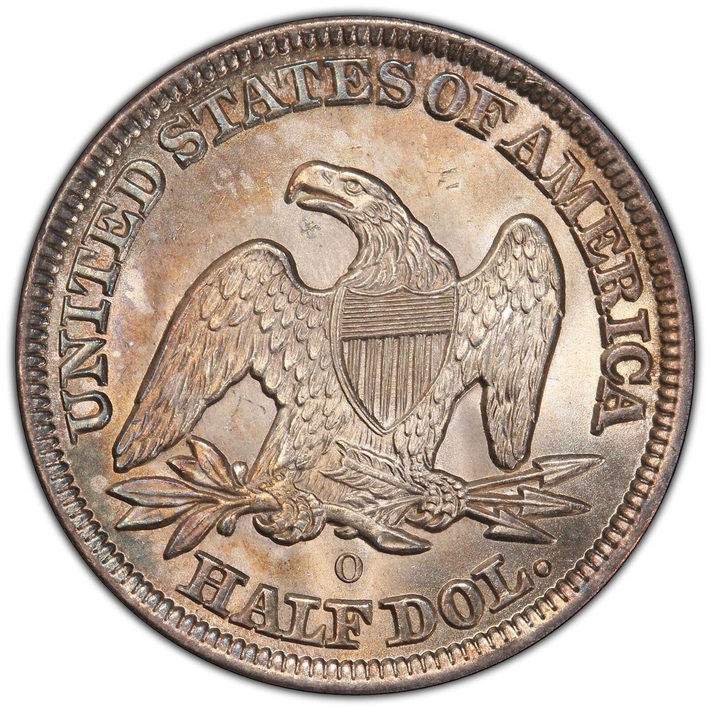 1854-O 50C Arrows Liberty Seated Half Dollar PCGS MS66