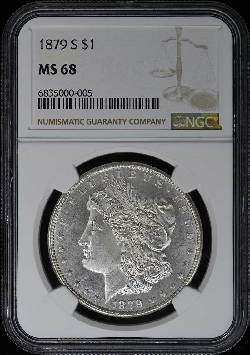 1879-S Morgan Dollar S$1 NGC MS68