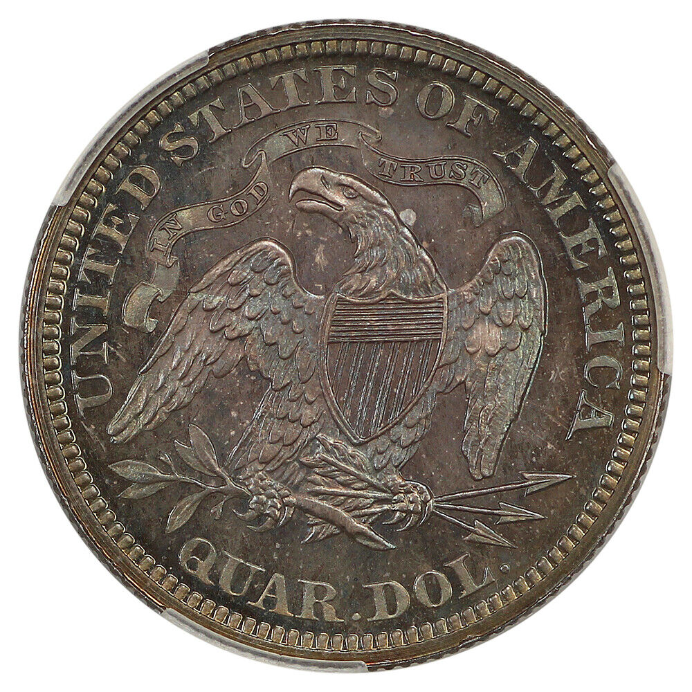 1867 25C CACG PR66+ ex: D.L. Hansen - Liberty Seated Quarter