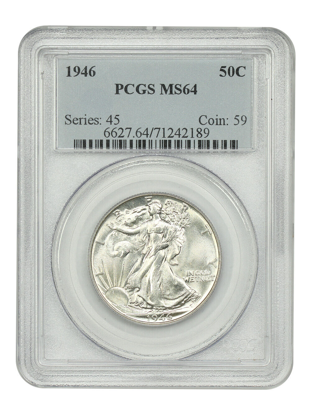 1946 50C PCGS MS64