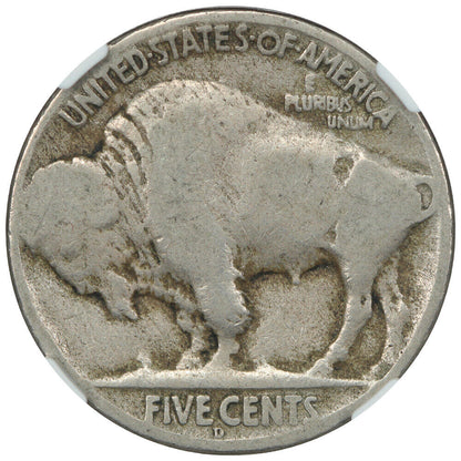 1918/7-D 5C NGC Good 06 - Buffalo Nickel - Rare Overdate