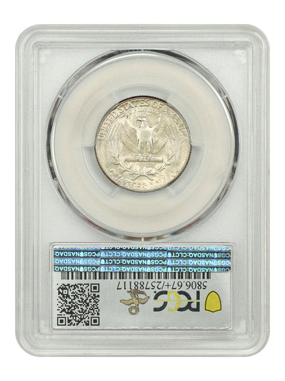 1938 25C PCGS/CAC MS67+ ex: D.L. Hansen - Washington Quarter - High-End Gem